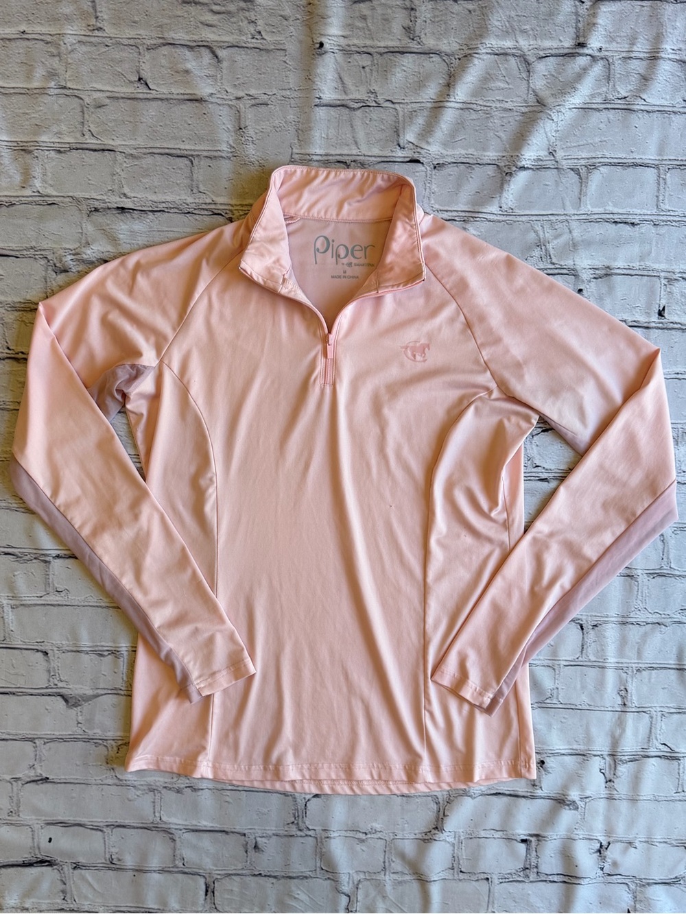 Pink Piper Smartpak Women’s Long Sleeve Sun Shirt Size Medium Riding Equestrian